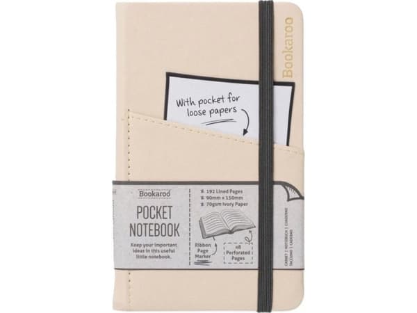 Bookaroo Notatnik Journal Pocket A6 - Kremowy