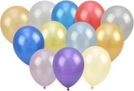 Metalliske ballonger 30cm 100stk