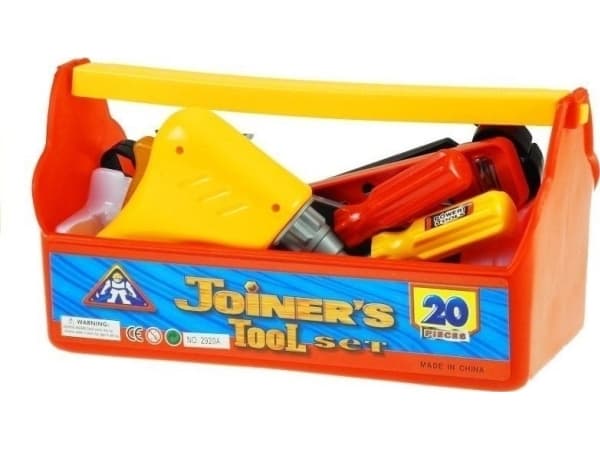 LeanToys Verktyg i en låda DIY-hjälm 20 artiklar