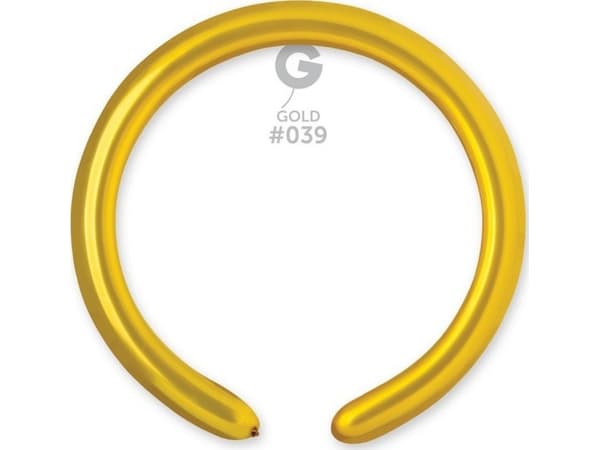 Gemar metallinhohtoiset kultaiset muovailupallot, D4, pituus 140 cm, halkaisija 5 cm, 100 kpl.