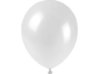 Metalloidut valkoiset ilmapallot 25cm 100kpl