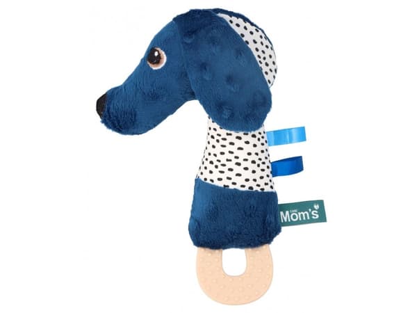 Hencz Toys jamis squeaker med bitring mörkblå