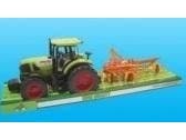 Tractor with agricultural machinery
