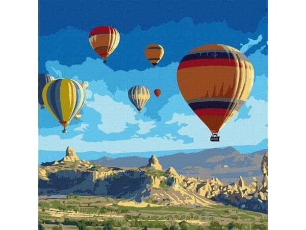 Maleri etter tall - Fabulous Cappadocia 50x50cm