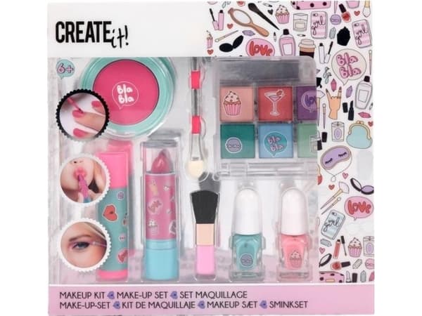 Canenco Zestaw Make-up róż, turkus CREATE IT!