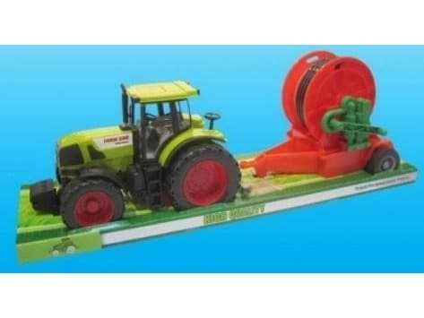 Tractor with agricultural machinery