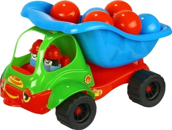 Baczek Dumper Snurretopp med kuler