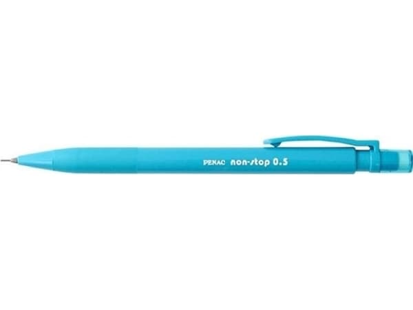 Penac Non Stop Automatisk Blyertspenna 0,5mm blå (12st)