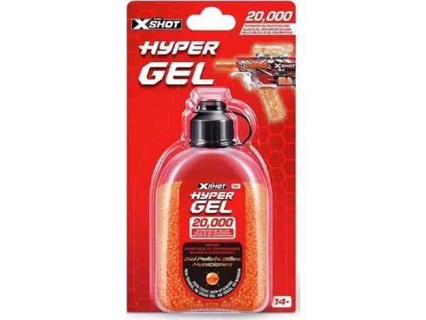 XShot X-SHOT patruunat Hyper Gel, 20000 geeliä, lajiteltu, 36625