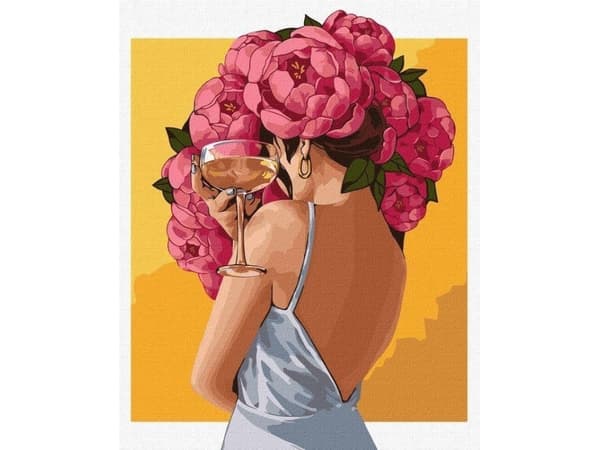 Maleri etter tall - Blooming mystery 40x50cm EDUKAMP