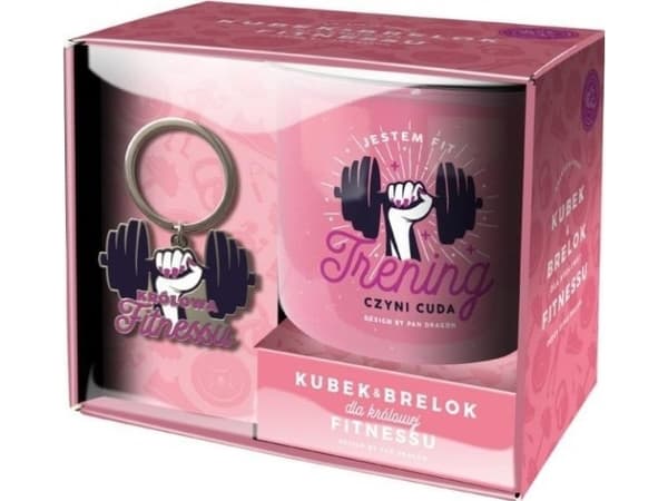 Hobby-Fitness krus + nøkkelring sett