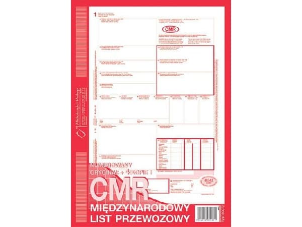 Michalczyk & Prokop D CMR-INTERNATIONAL TRANSPORT LIST. 800-2N PRINT - 800-2N