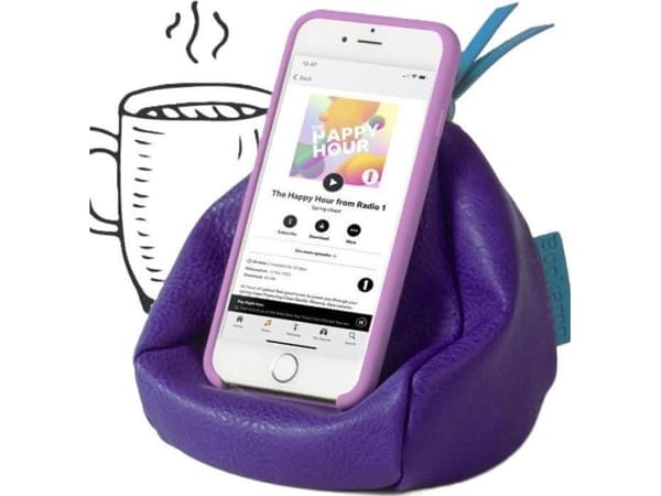Bookaroo Bean Bag Pufa pod smartfon - fioletowa