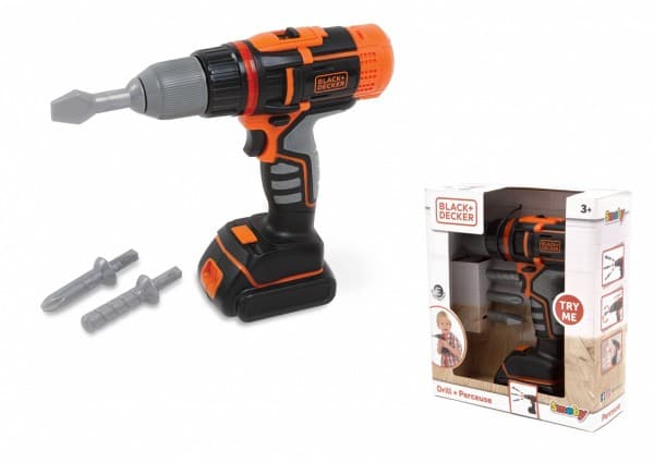Smoby Electronic bor- og skrutrekker Black & Decker
