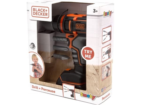 Smoby Electronic bor- og skrutrekker Black & Decker