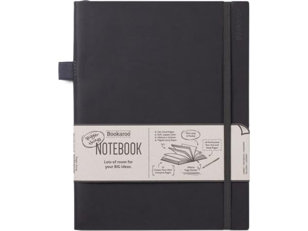 Bookaroo Notebook Journal Large - Svart