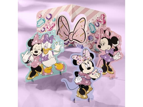 Totum Disney Minnie Mouse Diamond Painting, Children''s craft kit, 5 år, Flerfarget