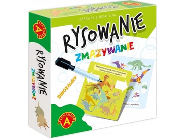 Ritningssats radering Dinosaurier