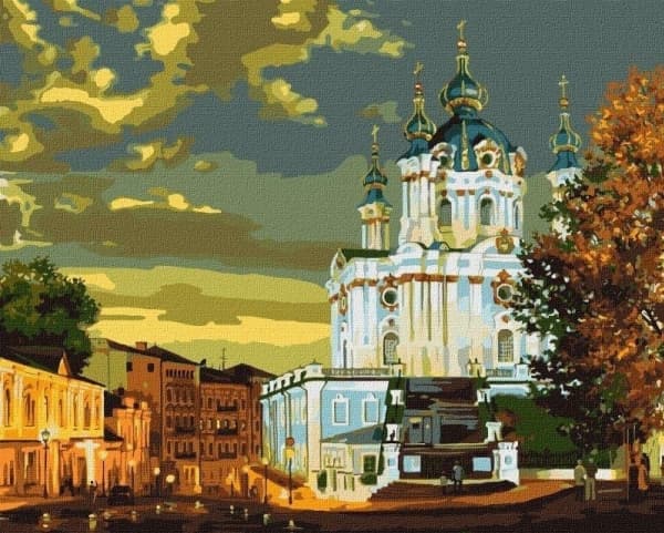 Maleri etter tall - Andrzej's Descent 40x50cm EDUKAMP