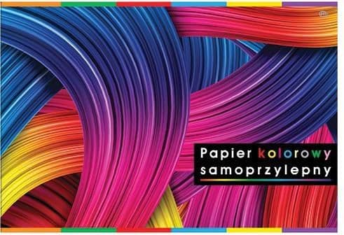 Notebook of self-adhesive color papers B5/8K (10pcs)