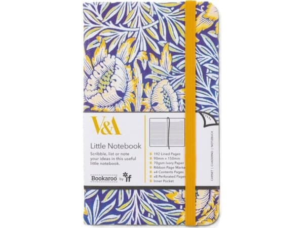 Bookaroo Notebook Journal A6 Morris Tulip &amp; Willow