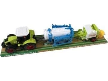 Tractor with agricultural machinery