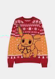 Difuzed Pokemon - Eevee Christmas Jumper - S