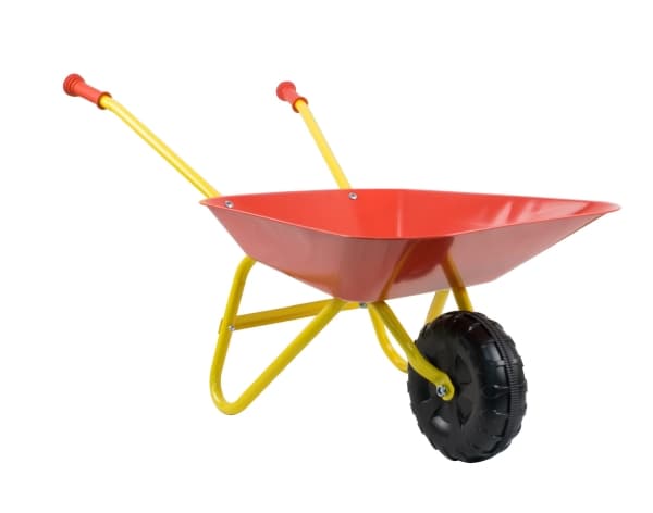 SPRING SUMMER Wheel Barrow Red