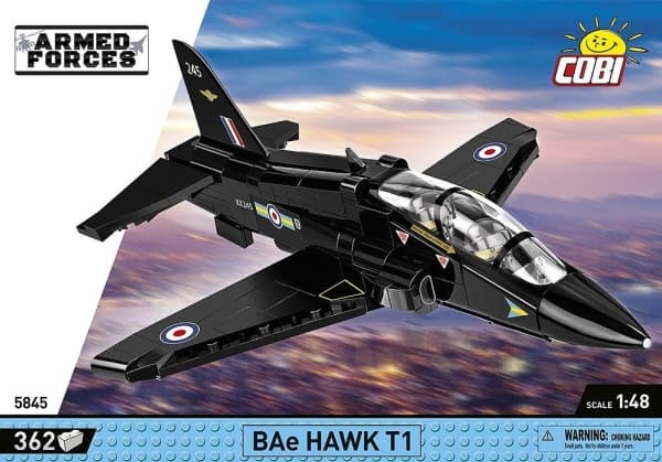 COBI BAe Hawk T1, Byggklossar, 8 År, 362 styck