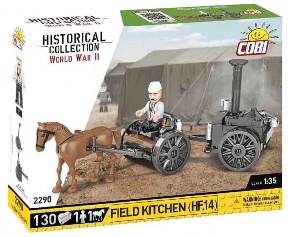 Cobi COBI 2290 Historical Collection WWII Kuchnia polowa Field Kitchen Hf.14 130kl