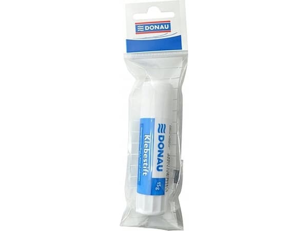 Donau limstift DONAU PVP 15g hängbricka vit
