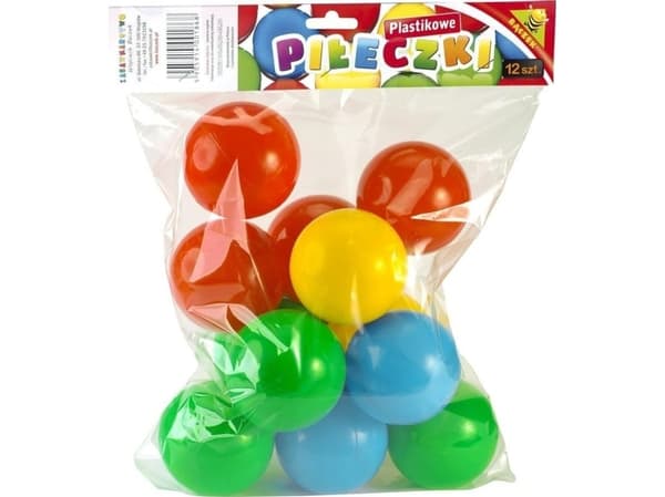 Bassengballer 7cm 12stk