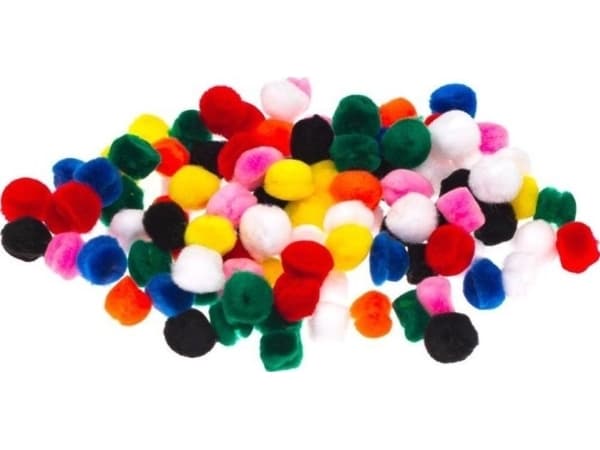 10mm pom-poms 100kpl