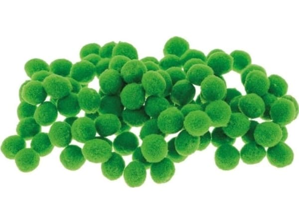 Vihreät pompulat 10mm 100kpl