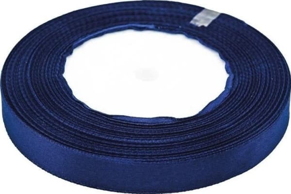 Satengbånd marineblått 12mmx32m