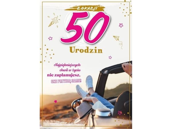 Födelsedagskort 50