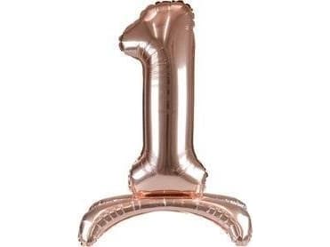 Folieballong stående rosa gull 1 90cm EDUKAMP