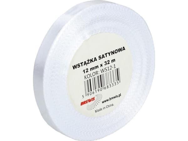 Satiininauha valkoinen 12mmx32m