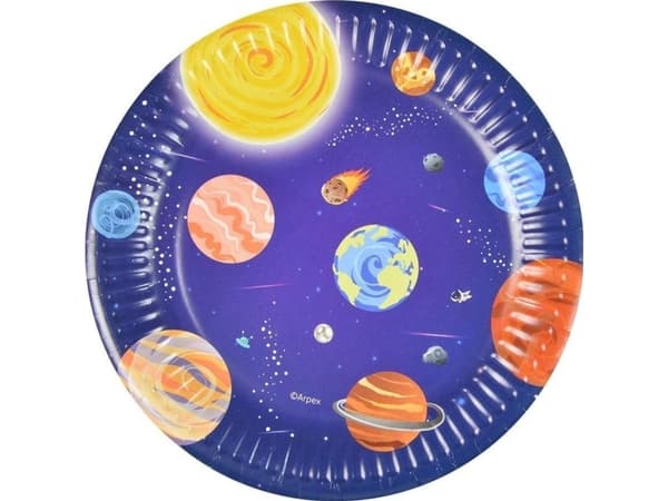 Galaxy papirplater 18cm 8stk