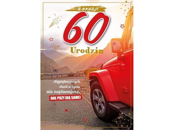 Födelsedagskort 60