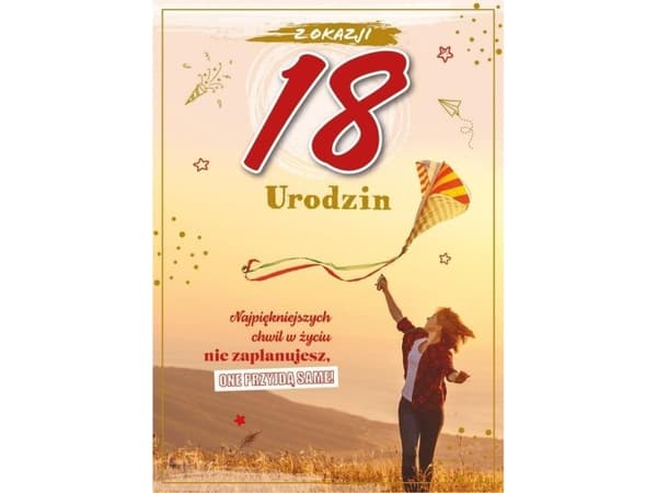 Födelsedagskort 18