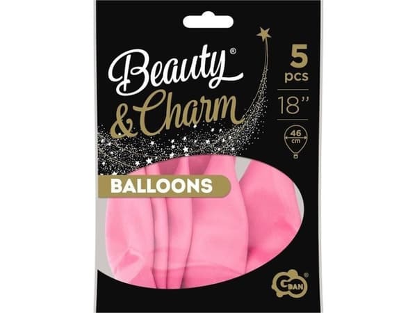 Beauty&amp;Charm pastellrosa ballonger 5 stk