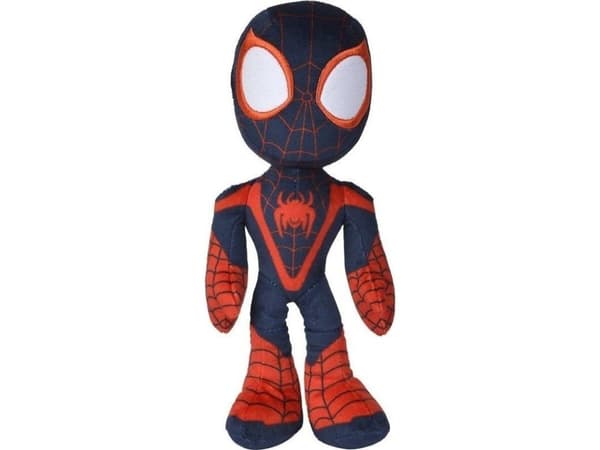 Simba Marvel-maskot Spiderman Miles Morales plysjleketøy 25 cm med øyne som lyser i mørket