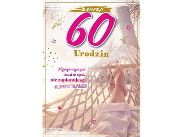 Syntymäpäiväkortti 60