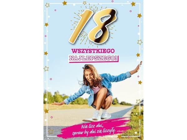 Födelsedagskort 18
