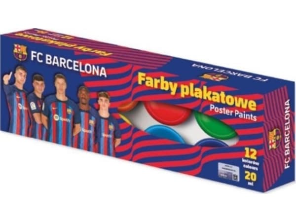 ASTRA FC Barcelona posterfärger 12 färger x 20 ml
