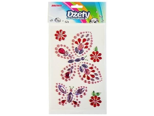 Itseliimautuva perhonen glitter