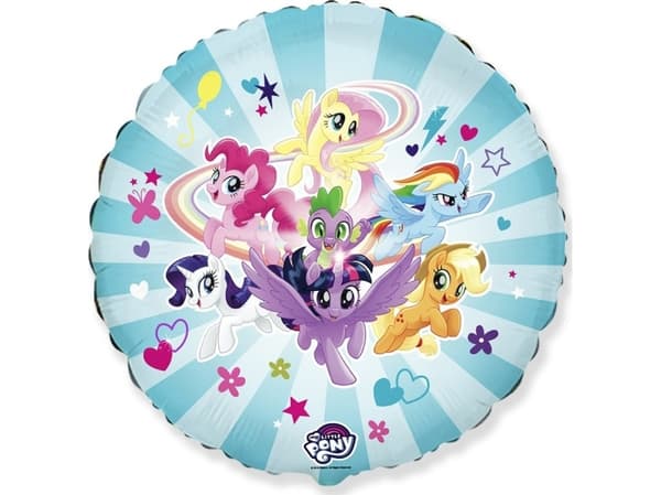 Flexmetal Folieballong 18 tommer FX - My little Pony Team, pakket