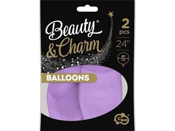 GoDan Beauty&amp;Charm makarooni-ilmapallot laventeli 61cm 2kpl 2kpl