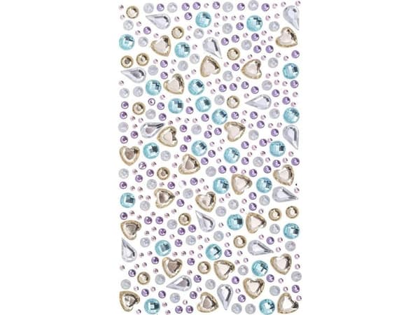 Itseliimautuvat kristallit pastelli 355kpl